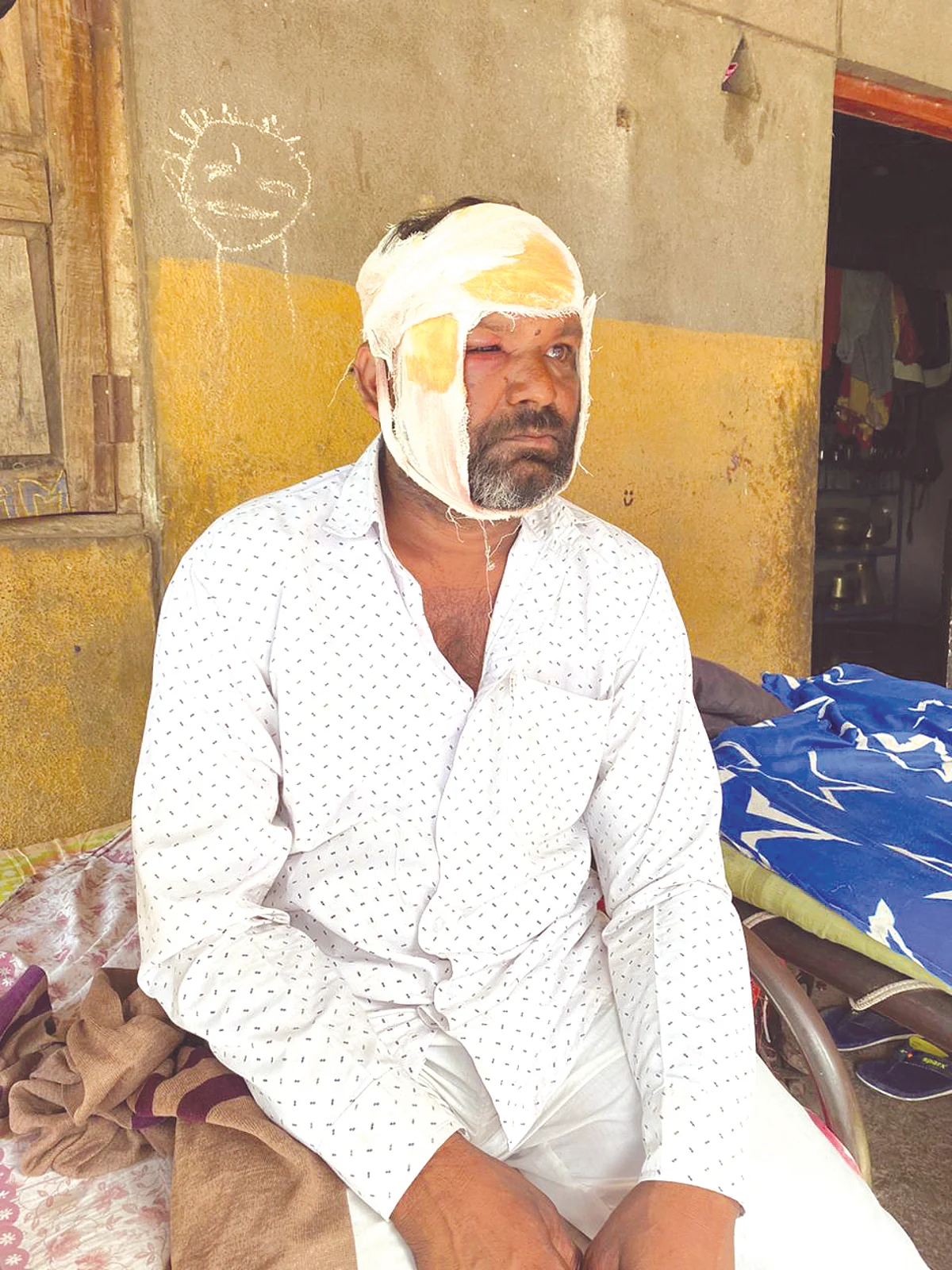 खोसपुरीला बिबट्याच्या हल्ल्यात शेतकरी जखमी; चार शेळ्या फस्त