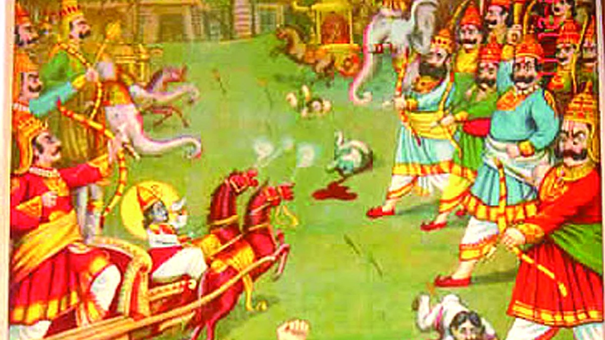 महाभारताच्या युद्धाची व्युहरचना