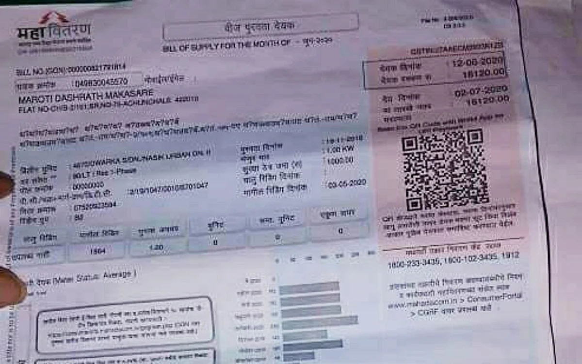 करोना आघातात वीजबिलाचा झटका