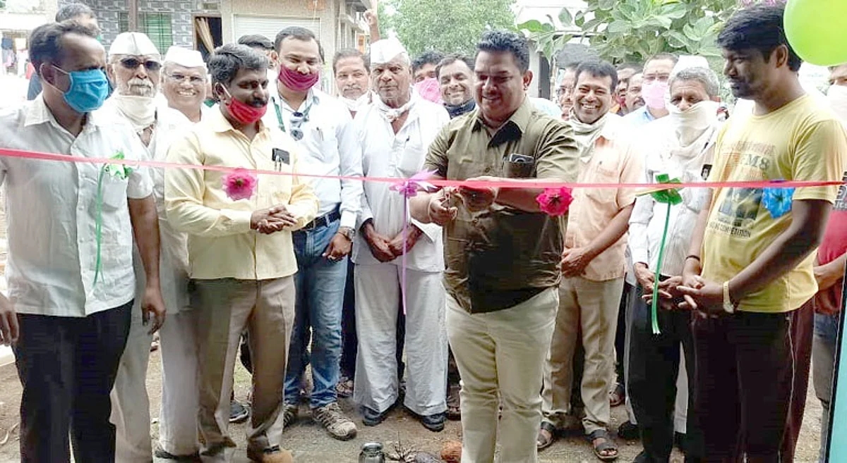 सिन्नर : संत हरीबाबा पाणी वापर संस्थेच्या कार्यालयाचे उद्घाटन