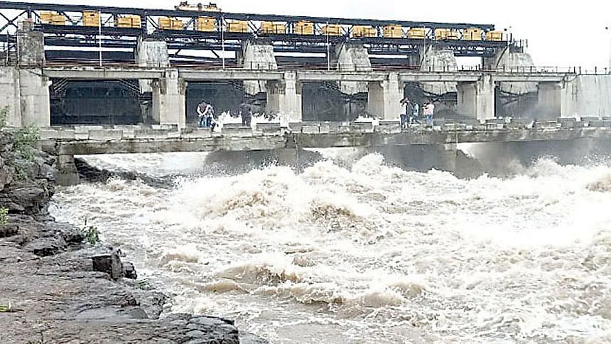 नाशकात पावसाची संततधार; नांदूरमध्यमेश्वरमधून पाण्याचा विसर्ग सुरु
