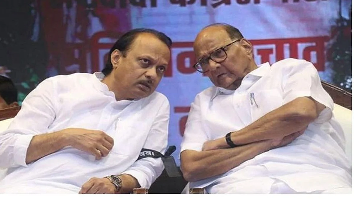शरद पवार अजित पवार