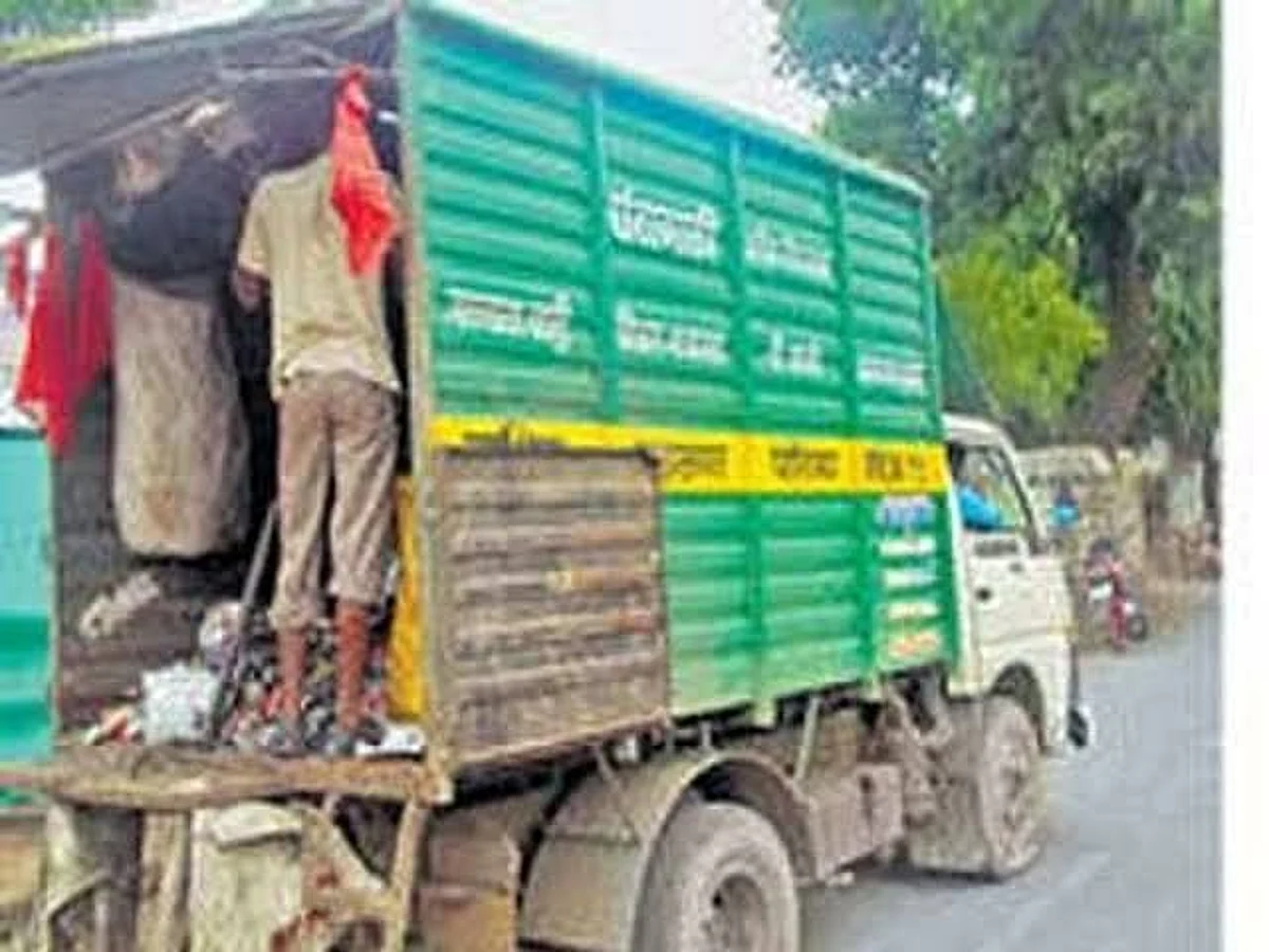 NMC to act against those dump construction debris along road
