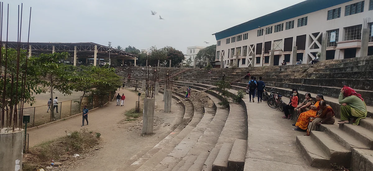 Raje Sambhaji Stadium: Infrastructural work slows down