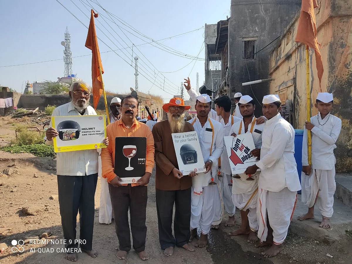Palanquin procession marks traffic safety