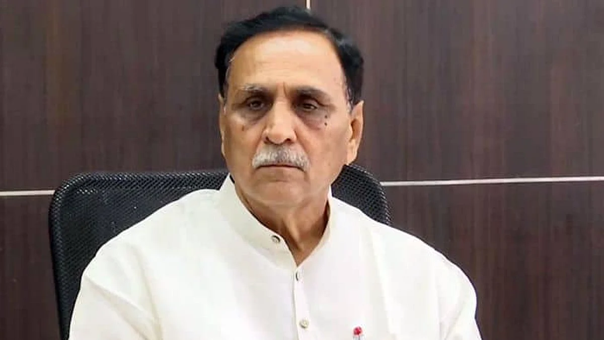 गुजरातमध्ये राजकीय भूकंप; विजय रुपाणी यांचा मुख्यमंत्रीपदाचा राजीनामा