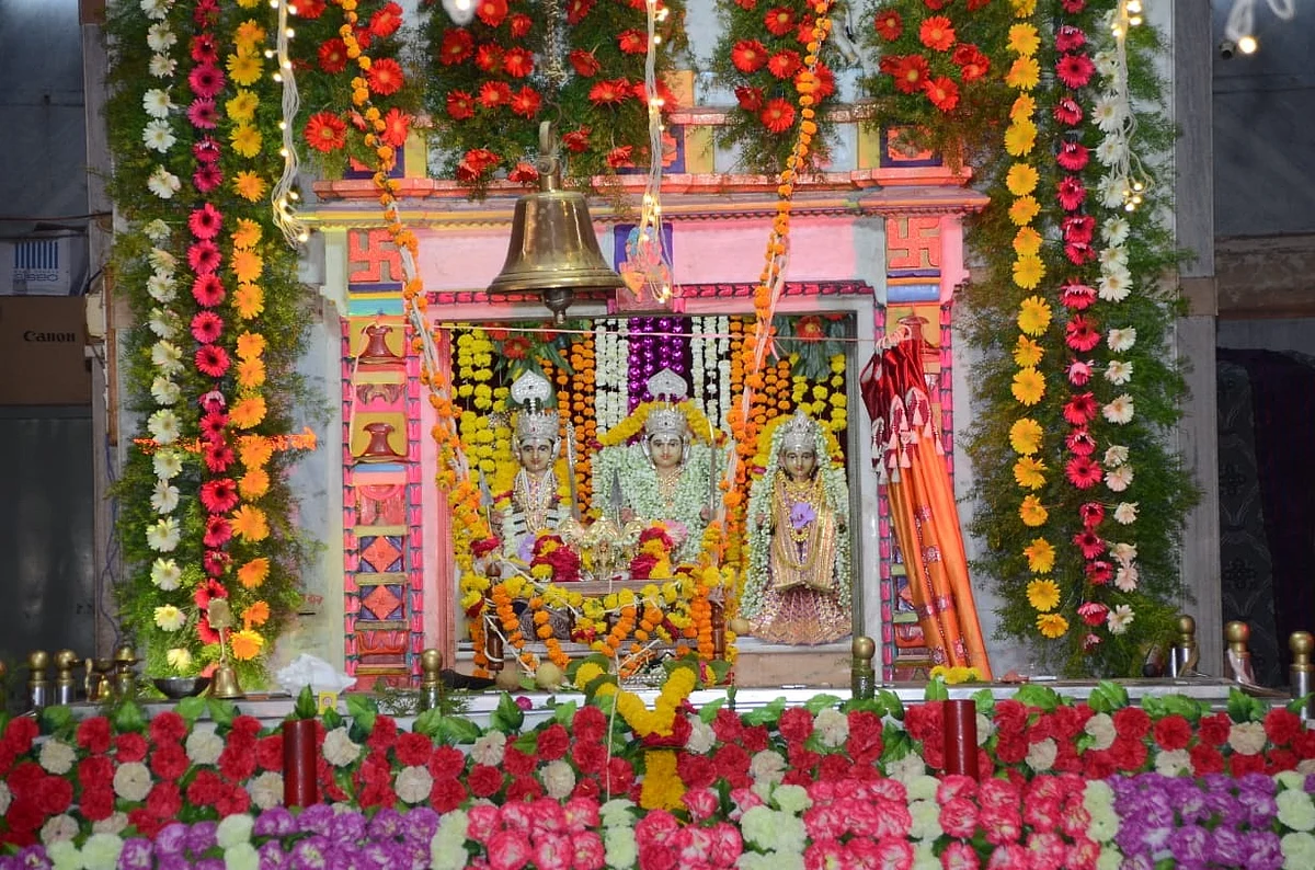 श्रीरामपुरात श्रीराम जन्मोत्सव साध्या पध्दतीने भक्ताविना साजरा