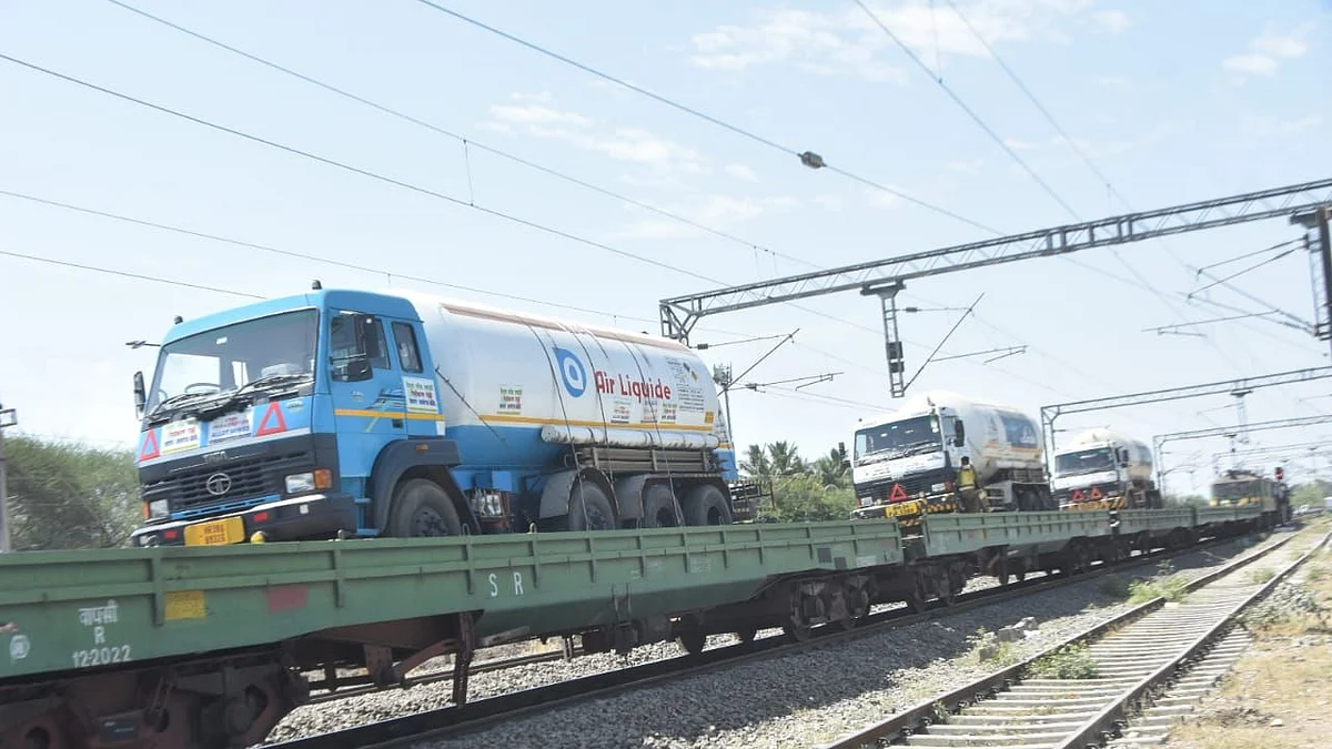 Eight oxygen trains in a month in division
