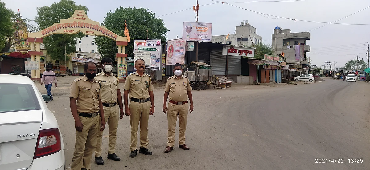 रमजानच्या पार्श्वभूमीवर पोलीस निरीक्षकांकडून पाहणी