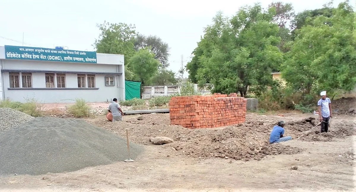 कोपरगावात ऑक्सिजन प्लँटचे काम सुरु : आ. काळे