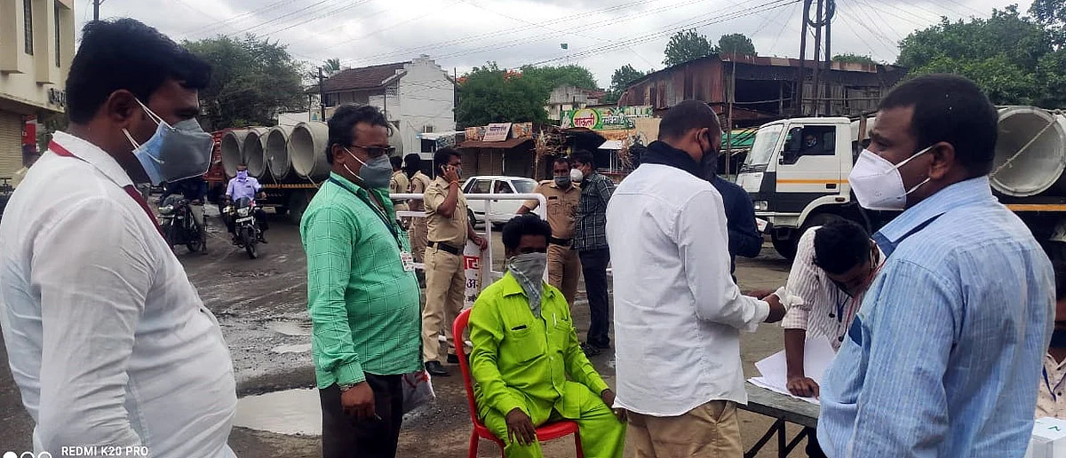 अकोले : विनाकारण फिरणार्यांची सक्तीने रॅपिड अॅन्टीजेन टेस्ट