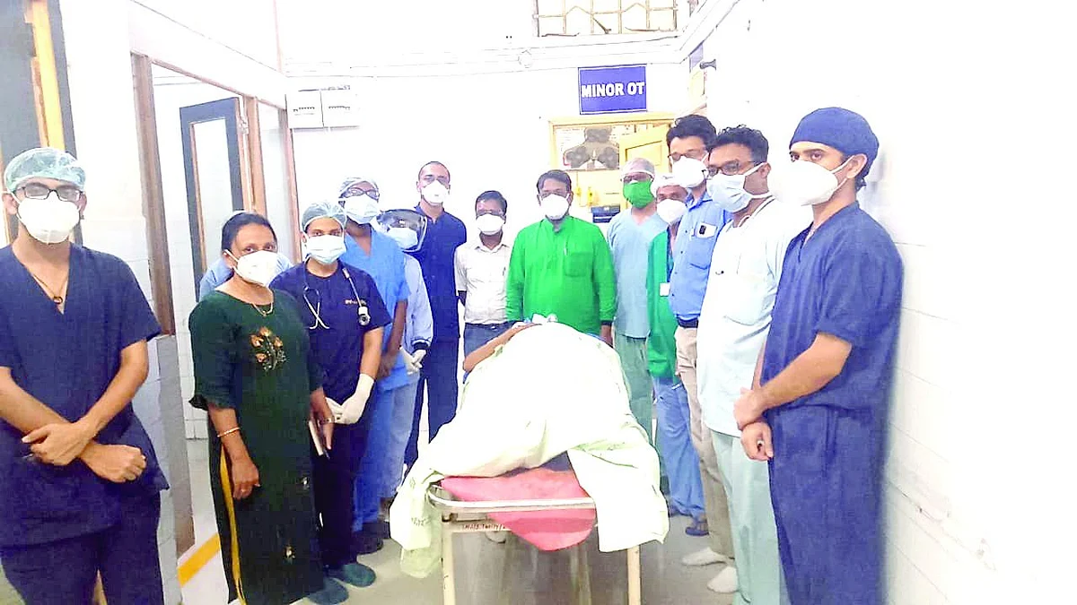 जिल्हा रुग्णालयात म्युकोरमायकोसिसवर पहिली शस्त्रक्रिया