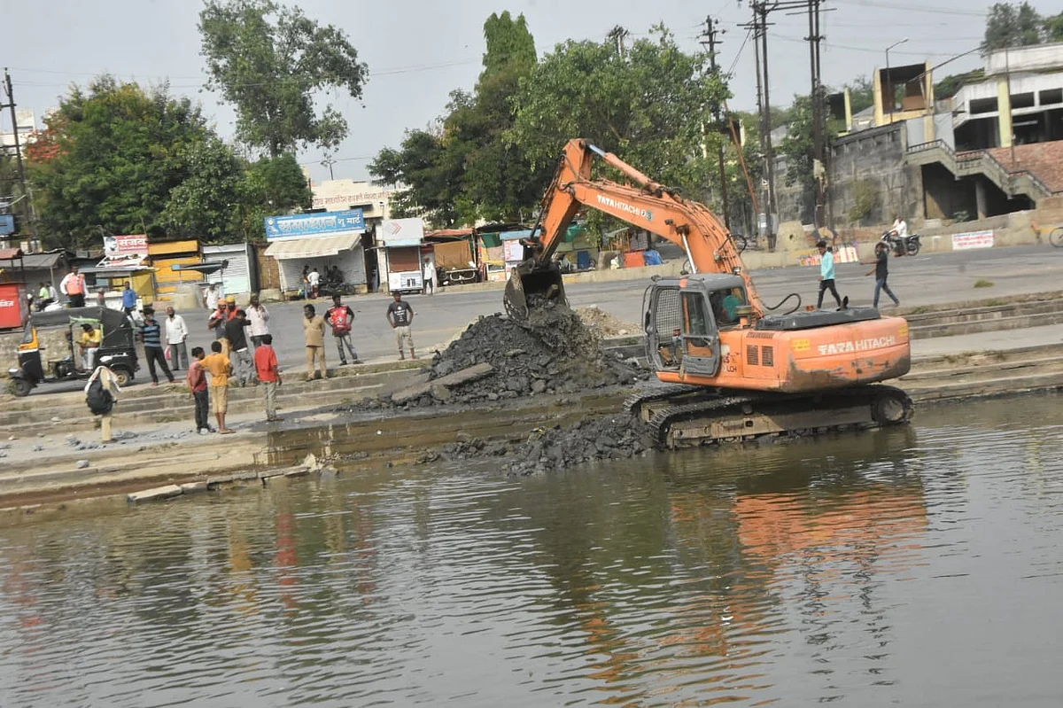 Pre-monsoon cleanliness drive at Godaghat