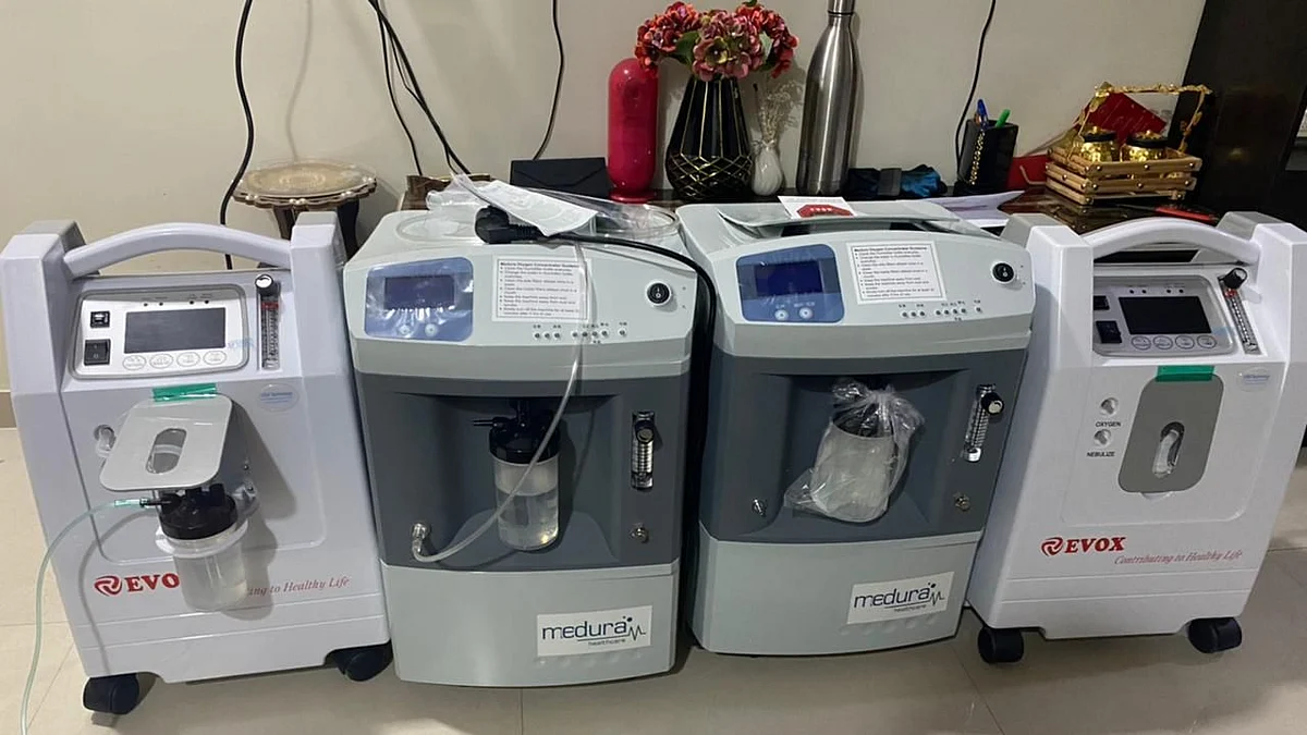 Oxygen machines helping home isolated patients
