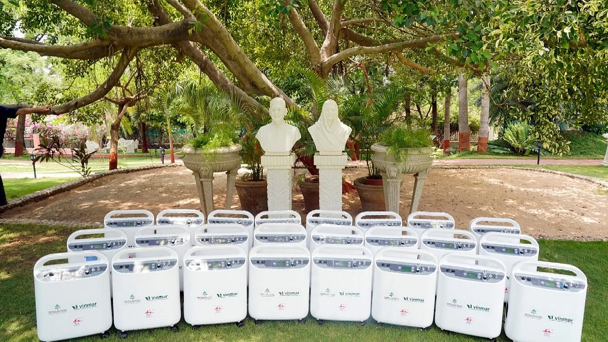 भवरलाल अँड कांताबाई जैन फाऊंडेशनतर्फे मोफत ऑक्सिजन कंसेंटेटर उपलब्ध
