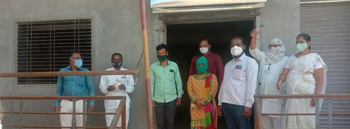 माळेवाडीत रॅपिड चाचणी करून 144 जणांचे लसीकरण