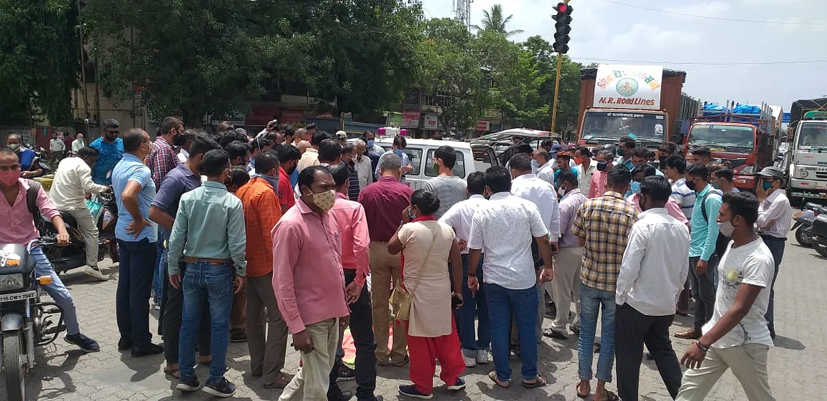 नाशिकरोड : दत्त मंदिर चौकात दुध टँकरची दुचाकीला धडक; दुचाकीस्वार ठार