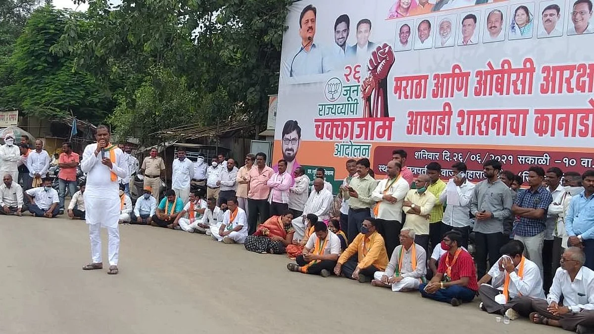 महाविकास आघाडीच्या नेत्यांच्या तोंडात खोटे बोलण्याचे मशीन