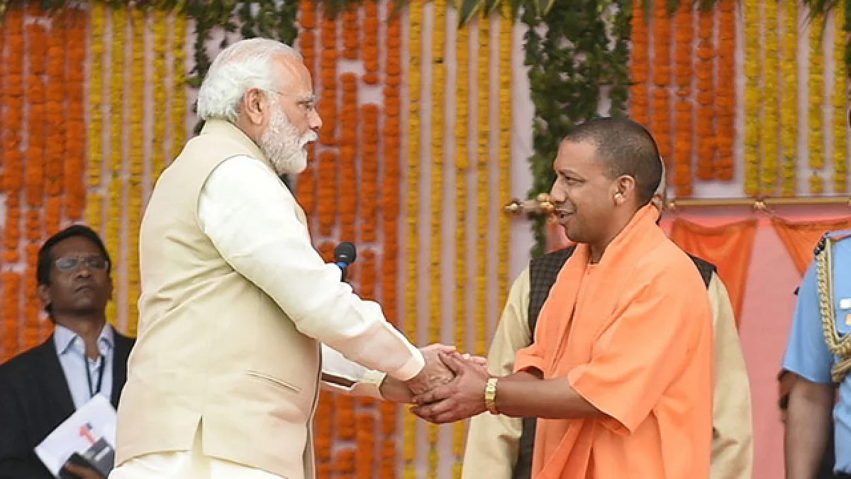 पंतप्रधान मोदींकडून योगींचं तोंडभर कौतुक, म्हणाले...