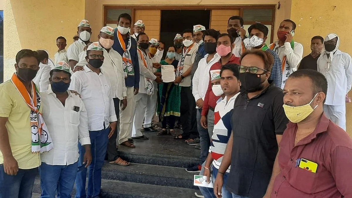 कोपरगावात राष्ट्रवादीचे आंदोलन