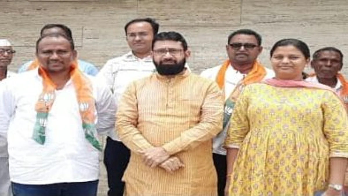 राष्ट्रवादी कॉंग्रेसचे कार्याध्यक्ष सागर तांबोळी यांचा भाजपात प्रवेश