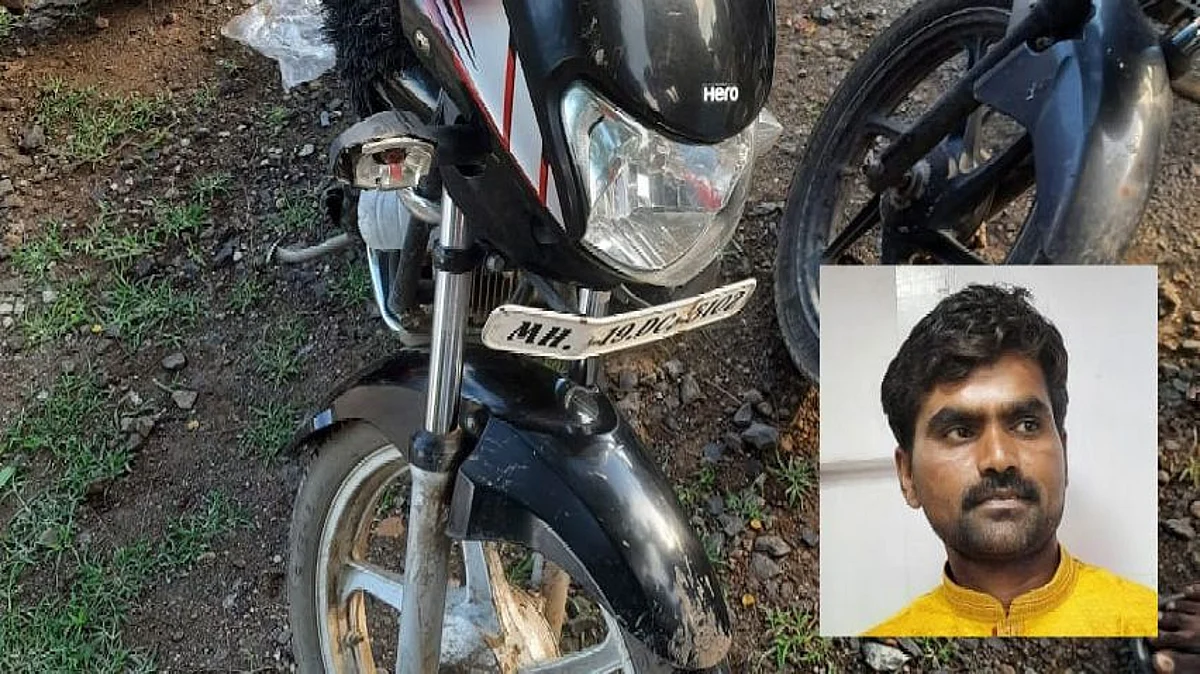 ओव्हरटेकच्या नादात आयशरने मजुराला चिरडले
