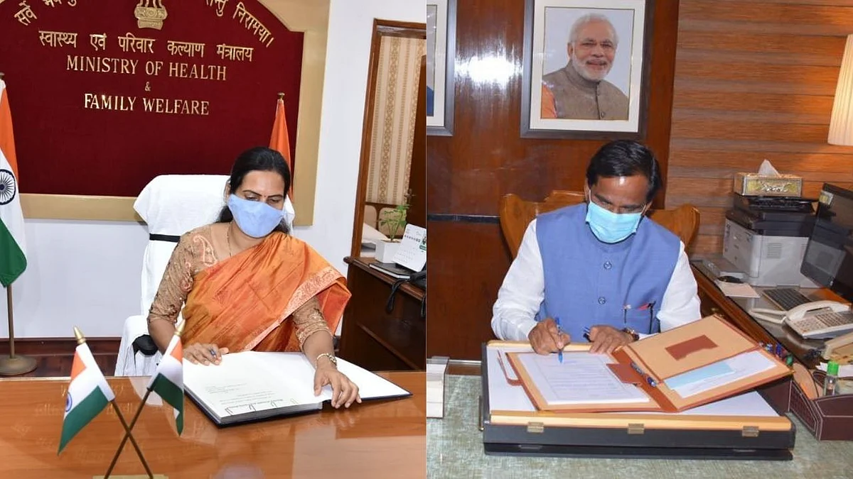 Modi New Cabinet : डॉ.भारती पवार, रावसाहेब दानवे यांनी स्वीकारला पदभार, पाहा फोटो