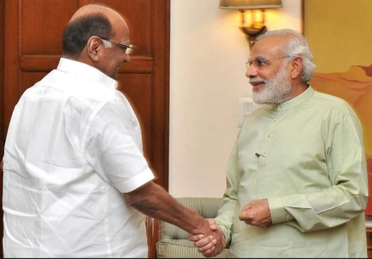 मोदी-पवारांच्या भेटीने राज्याचे राजकारण तापले