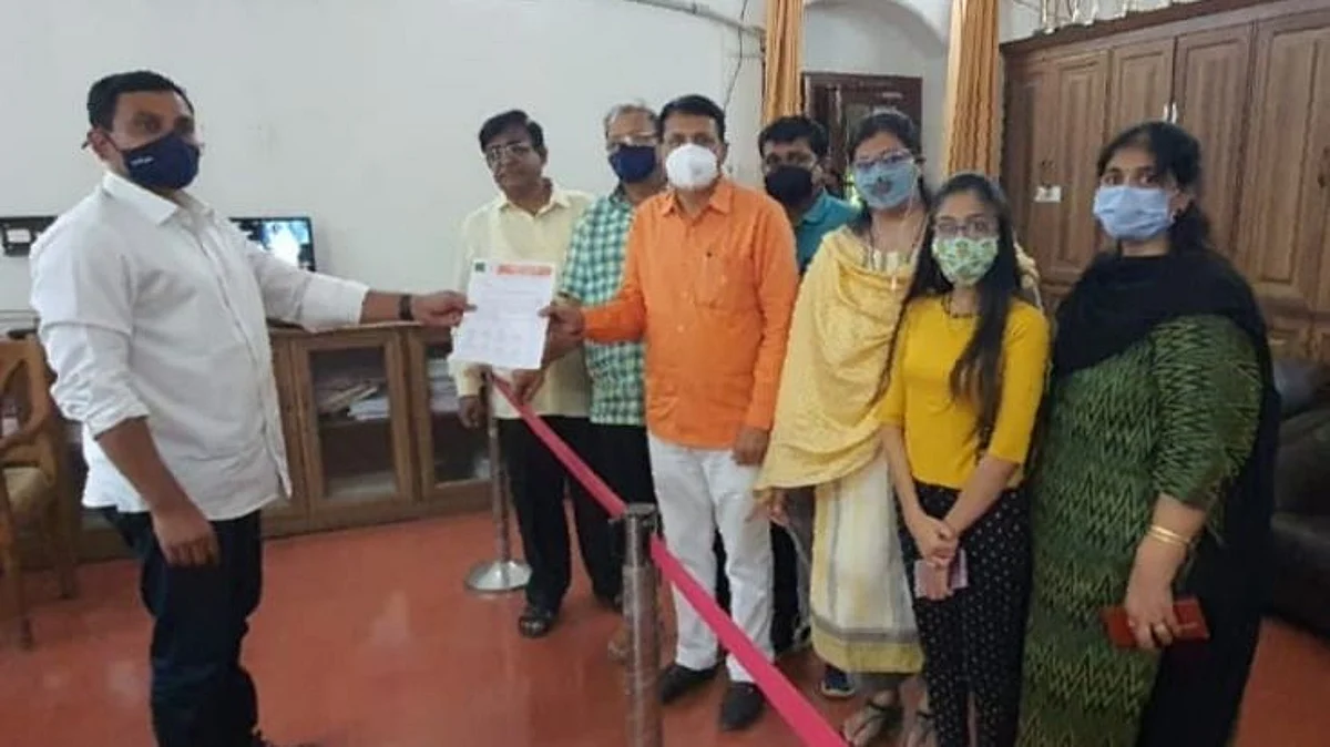 १२ आमदारांचे निलंबन; नाशकात भाजपकडून निषेध