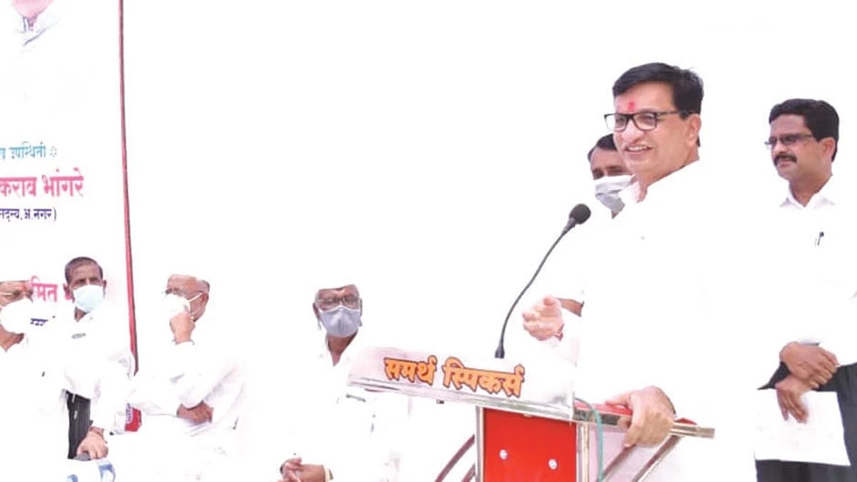 सहकार क्षेत्रात विकास सोसायटी हा पाया- ना. थोरात
