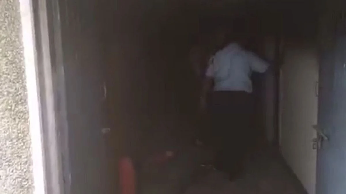 Fire at a shop in city