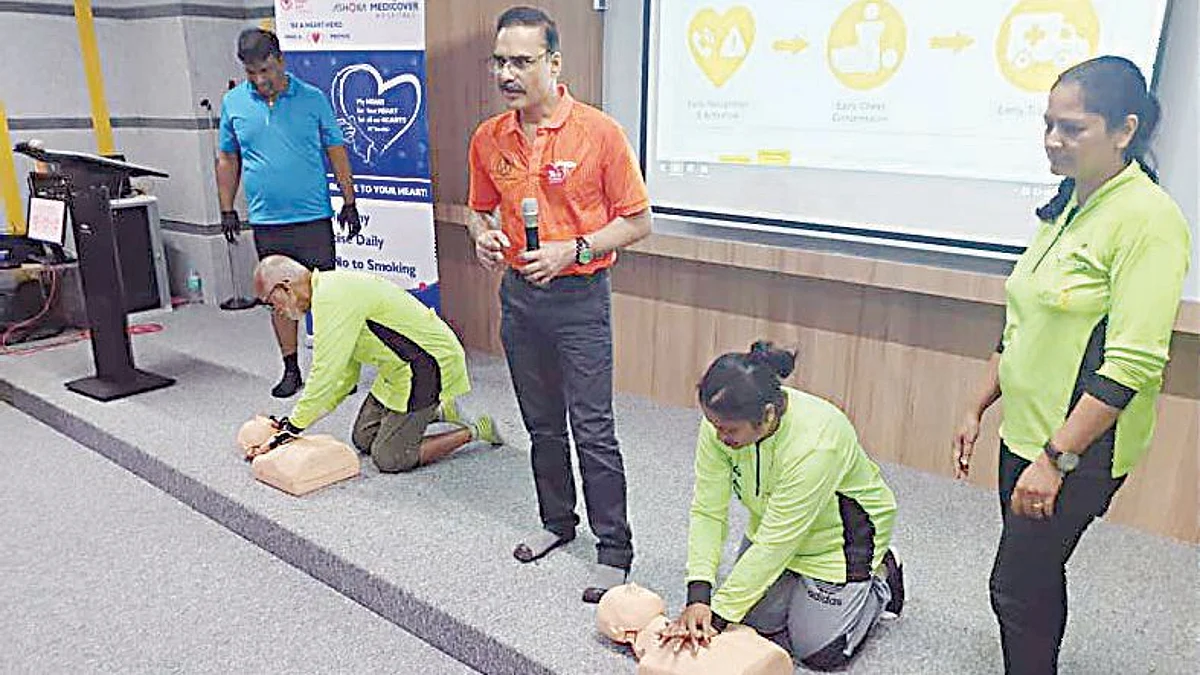जागतिक प्रथमोपचारदिन विशेष : हृदयविकारानंतर रुग्णाला सीपीआर प्रथमोपचार महत्वाचा