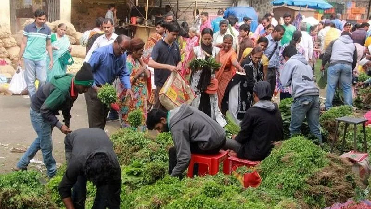 संततधार पावसाने पालेभाज्या महागल्या