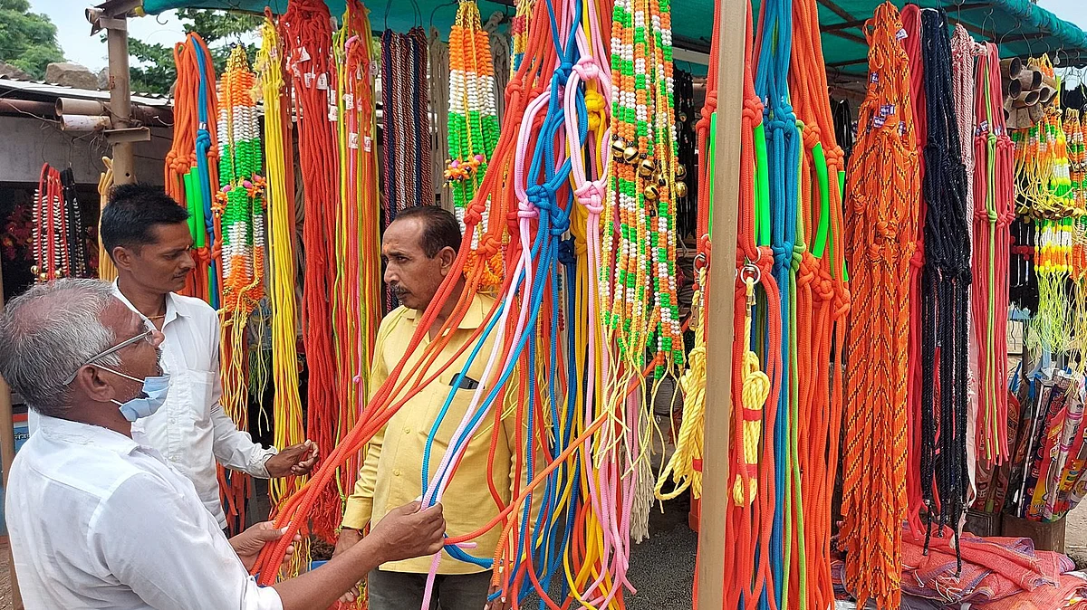 बैल पोळा सणासाठी सजली बाजारपेठ
