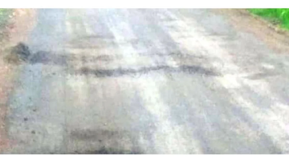 कार्यारंभ आदेशच नाही; तरीही रस्त्याचे काम पूर्ण