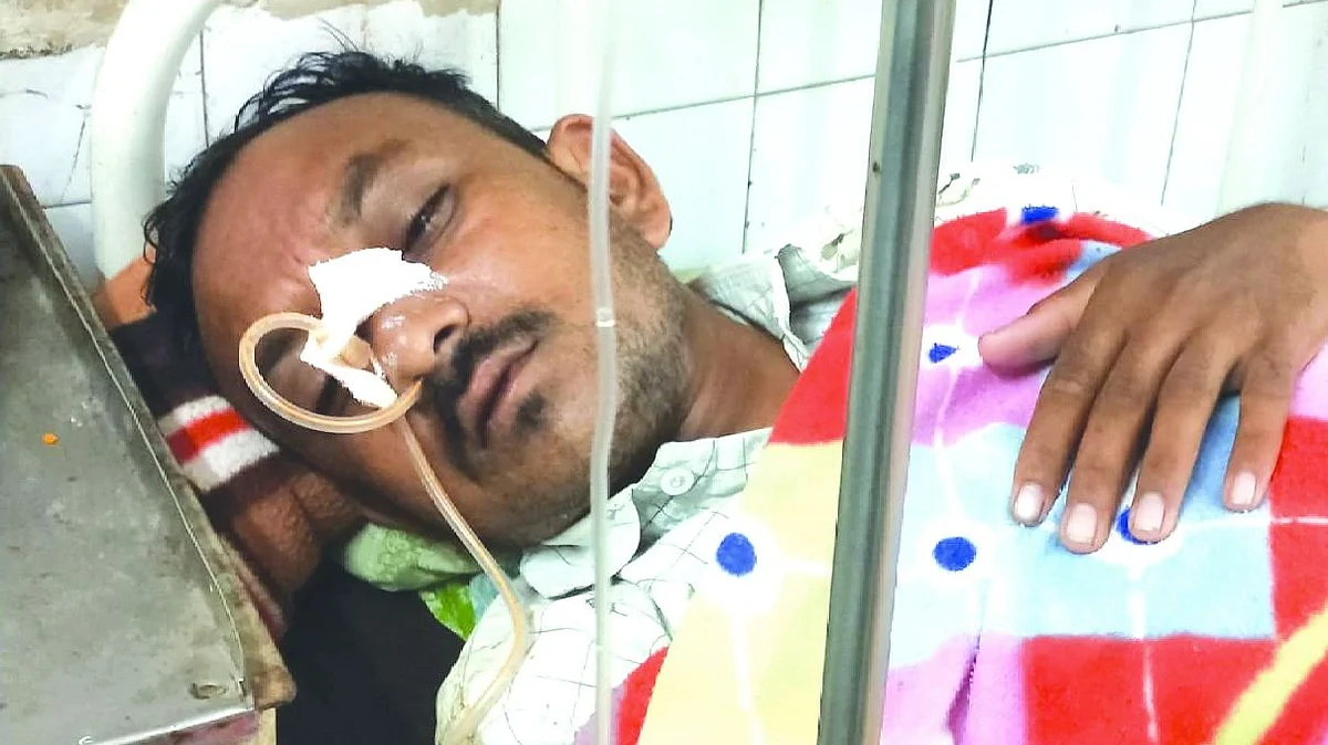 वाळू व्यावसायिकाकडून बंदुकीने ठार मारण्याच्या भितीने तरुणाचा आत्महत्येचा प्रयत्न