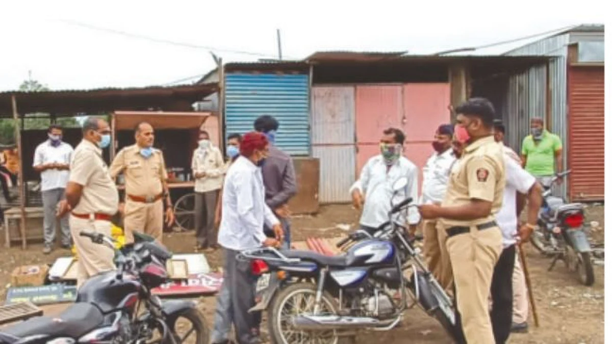 नेवासा पोलीस ठाण्यात विनापरवाना व्हिडीओ चित्रिकरण