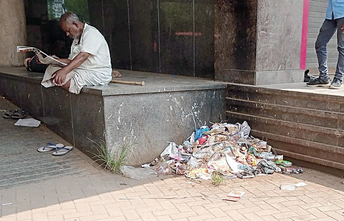 बस आगार की कचरा डेपो