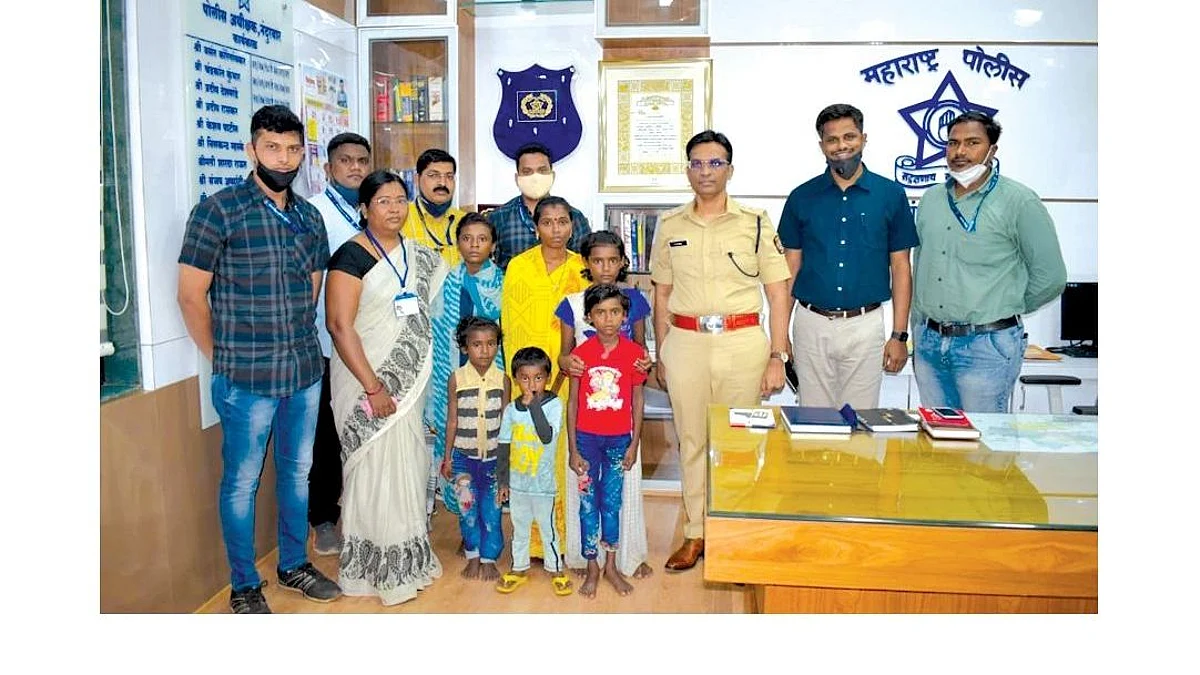 पाच मुलांसह बेपत्ता झालेली महिला सुरतला आढळली