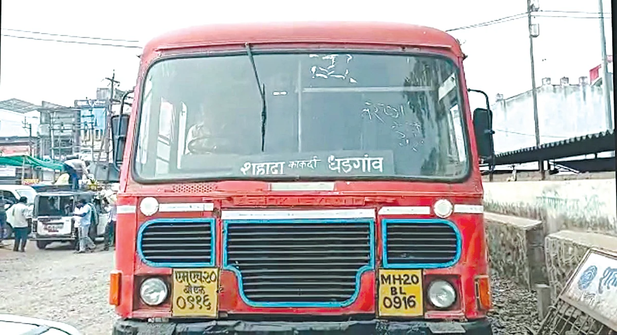 पोलीस संरक्षणात शहादा-धडगाव बस निघाली.. पण