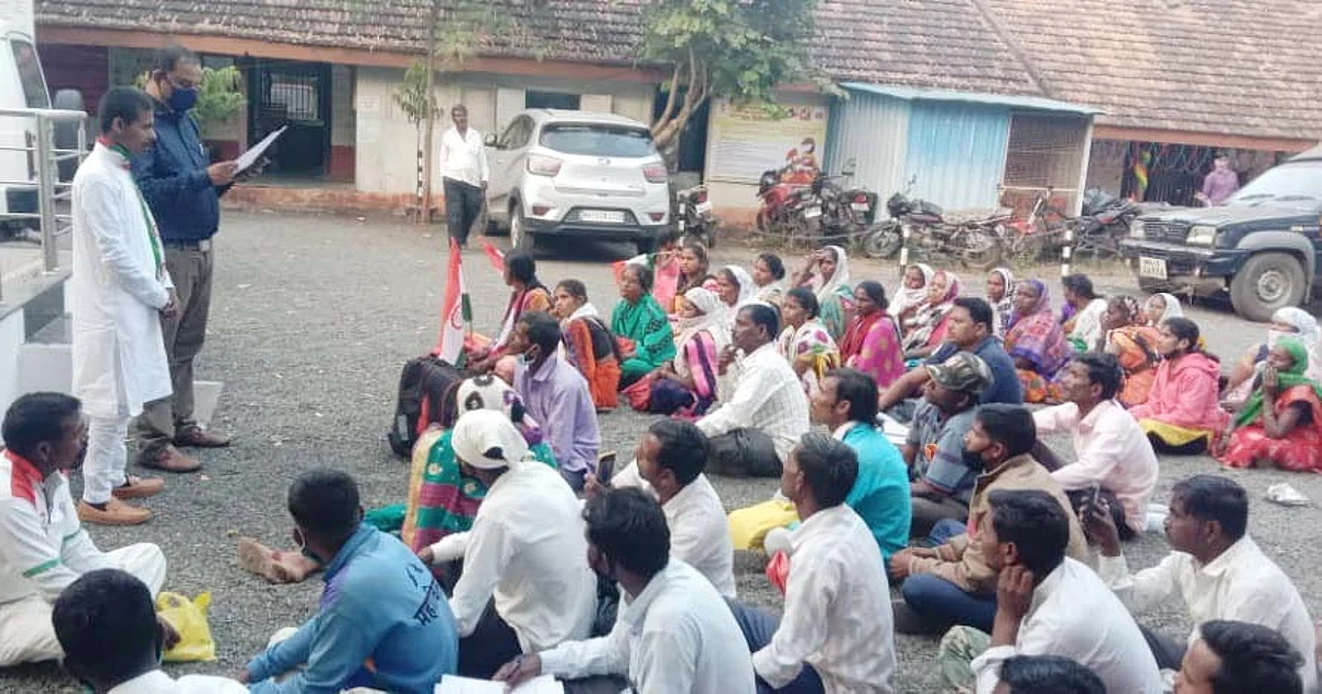 दिंडोरी, सुरगाण्यात ‘श्रमजीवी’ संघटनेचे धडक आंदोलन