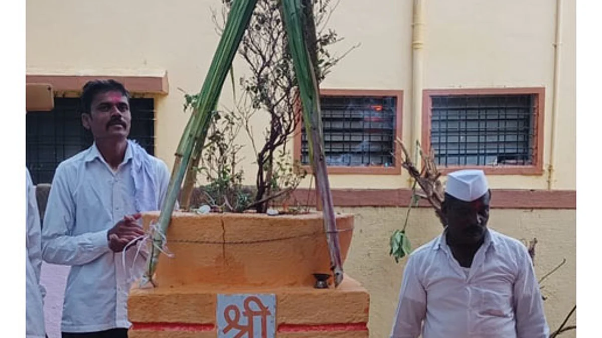 भोकर येथे तुलसी विवाहाने काकड आरतीची सांगता