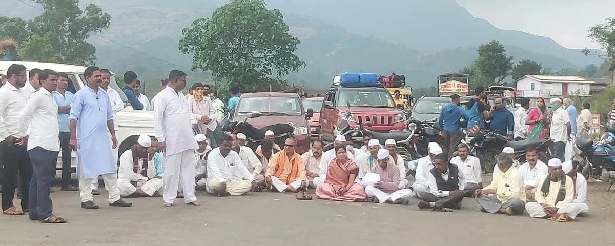 वारंघुशी फाट्यावर चार तास रस्ता रोको