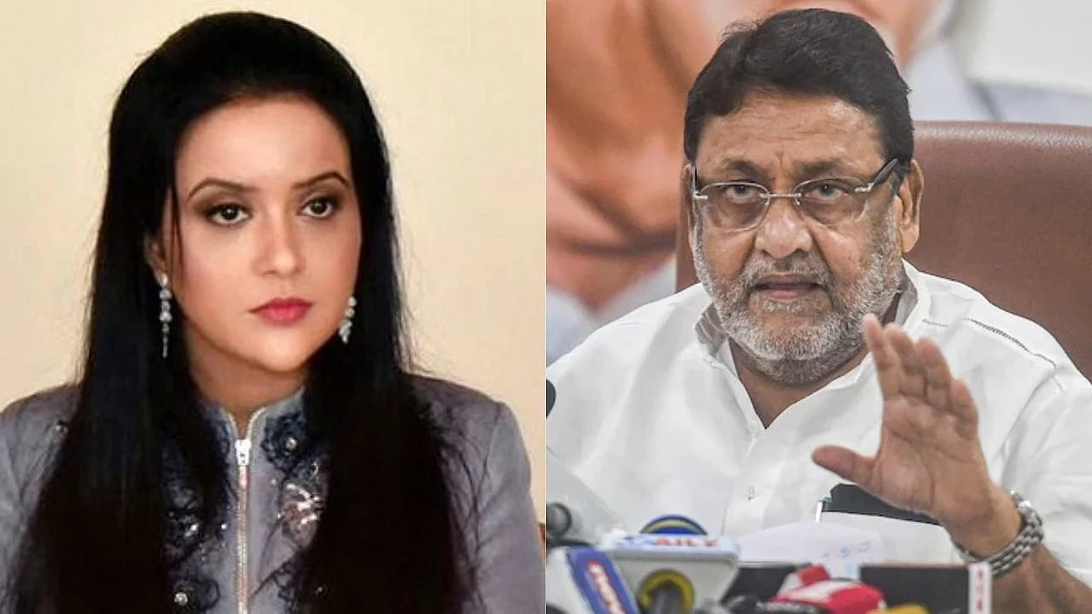 जाहीर माफी मागा, अन्यथा...; अमृता फडणवीसांचा मलिकांना इशारा