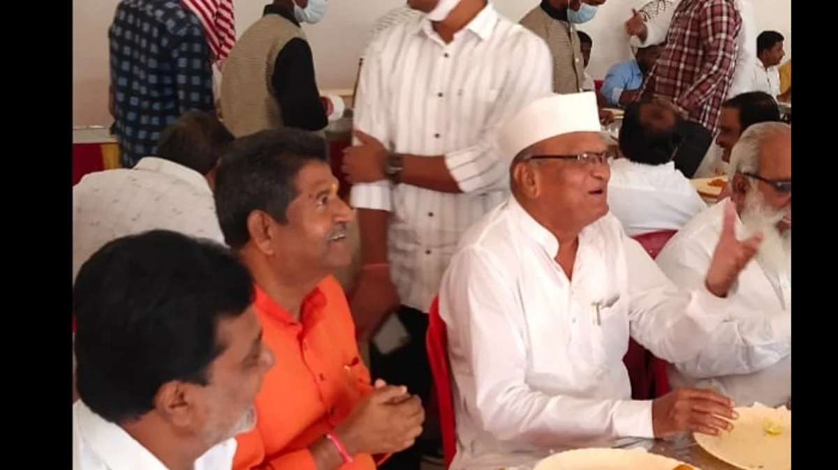 ससाणेंच्या फराळाला मुरकुटे व खा. लोखंडेंची हजेरी !