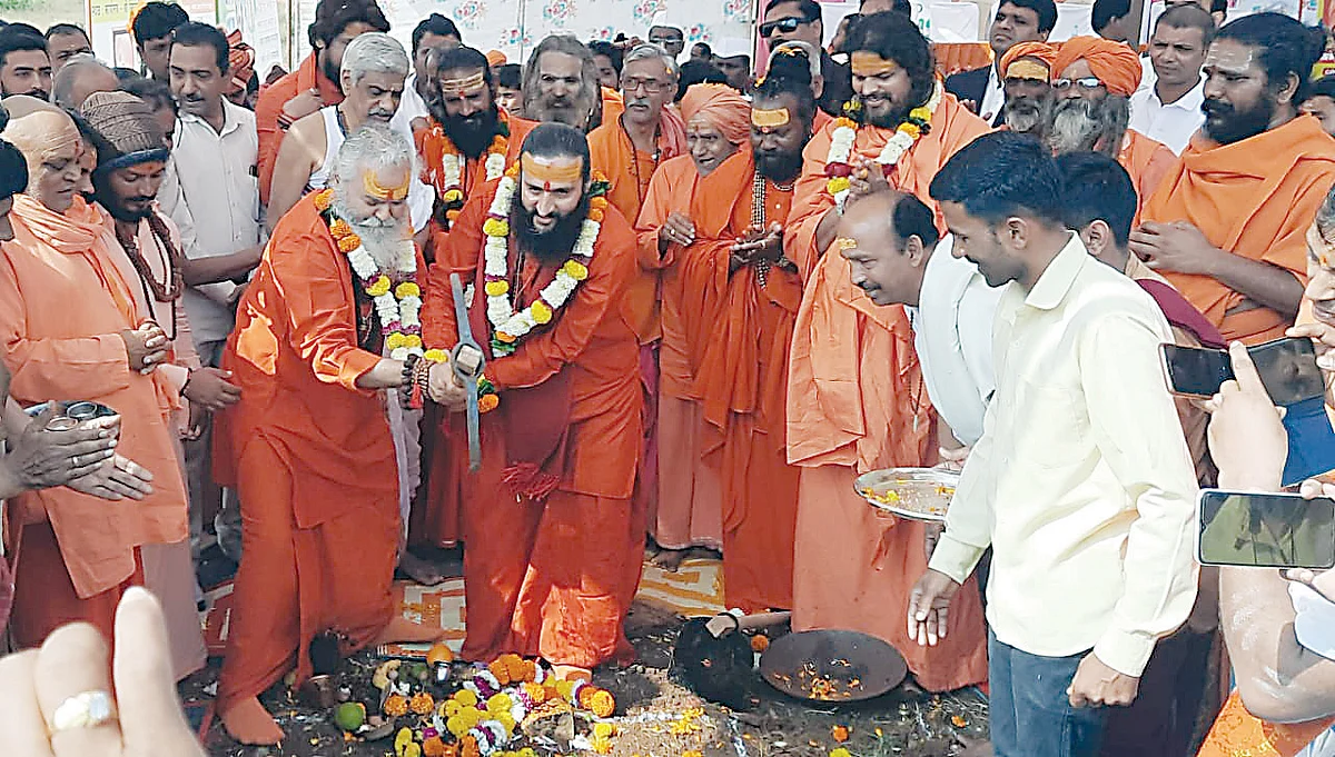 सेंद्रीय खत प्रकल्पाचे भूमिपूजन