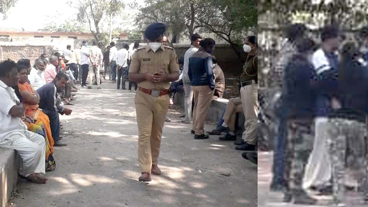 मुलाला अटक करण्यासाठी पोलिस आल्याचे पाहून आईचा हृदयविकाराने मृत्यू