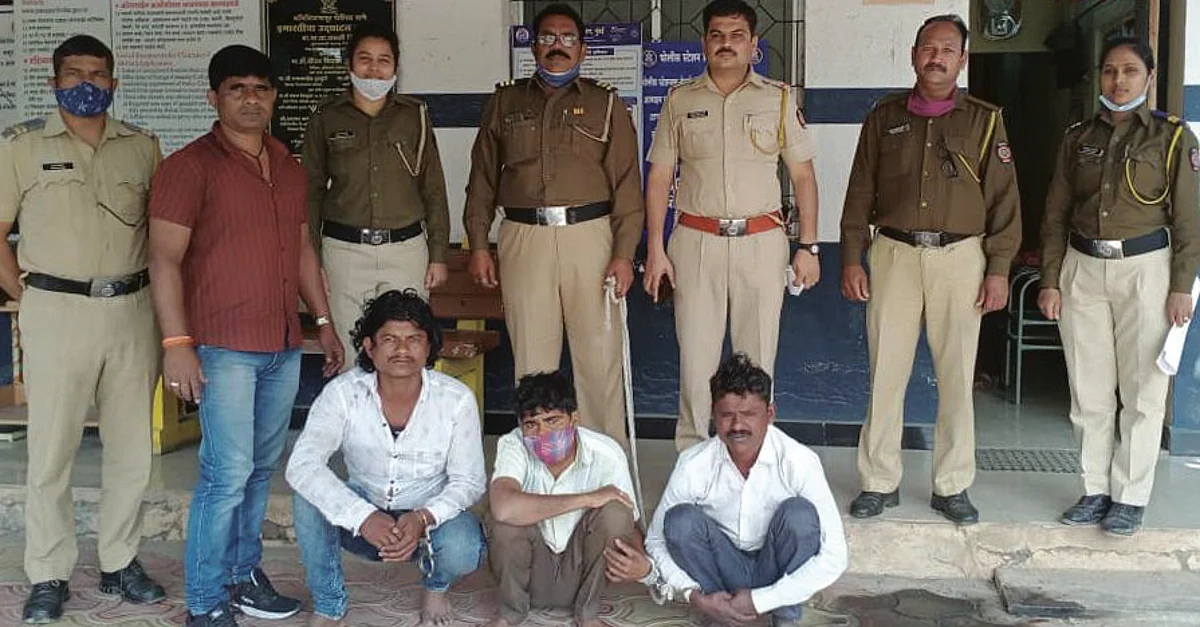 कांगोणी शिवारात दरोड्याच्या तयारीतील तिघे सराईत गुन्हेगार जेरबंद