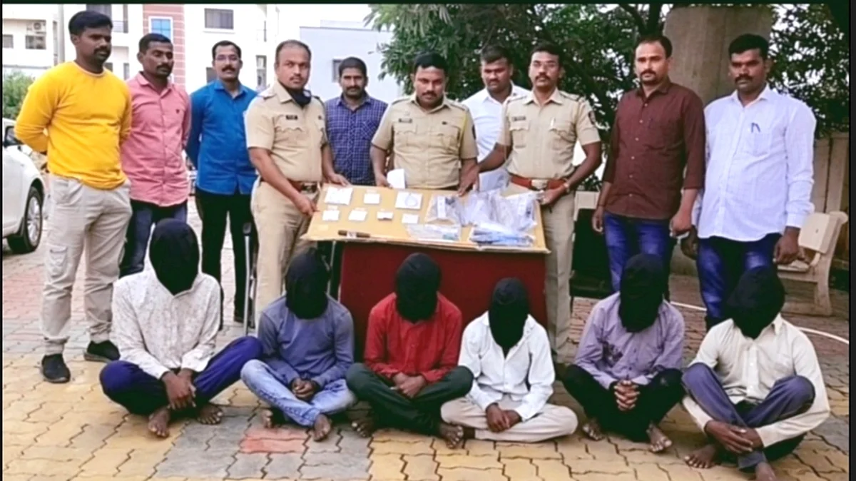 दरोडा टाकणारी टोळी जेरबंद, मुद्देमालही जप्त