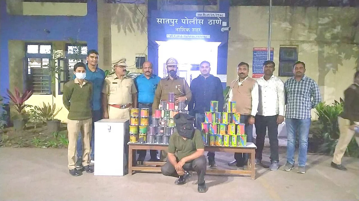 सातपूरला नायलॉन मांजा जप्त